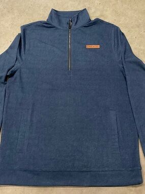 Cinch Navy Blue Quarter-Zip Lightweight Shirt Jacket